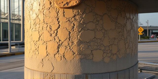 Detalhes cerâmicos em arquitetura de infraestrutura